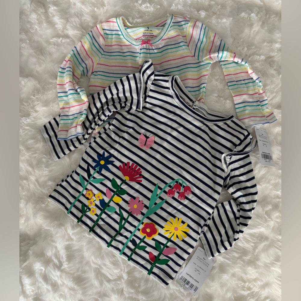 🌷 NWT Carter’s girls bundle (9 mo)